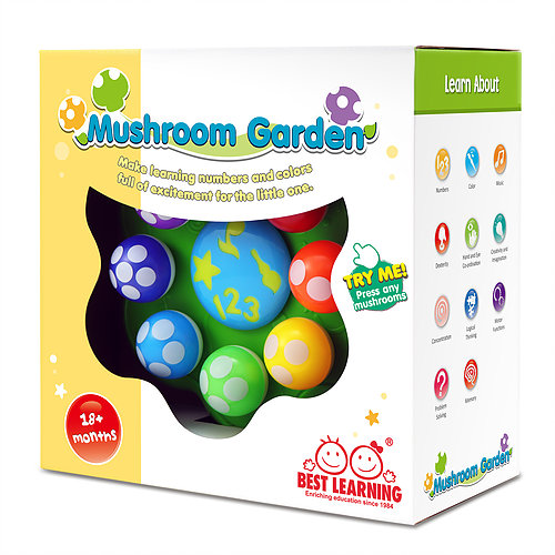 mushroom garden educational toy